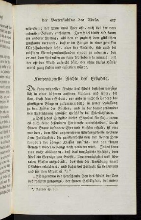 457-467, Konventionelle Rechte des Erbadels