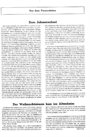 Der Weihnachtsmann kam ins Altersheim
