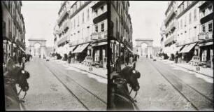 Dijon. Rue de la Liberté und Porte Guillaume
