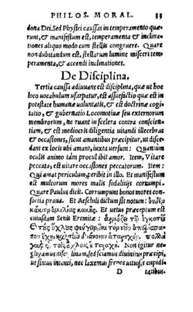 De Disciplina