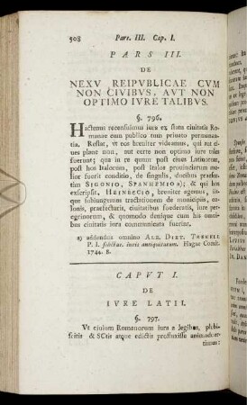 Caput I. De iure Latii.