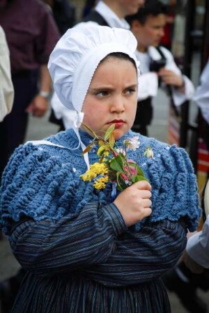 Frankreich. Bretagne. Cotes d Armor. Cote Granit Rose. Perros Guirec. Folklore und Trachten Umzug