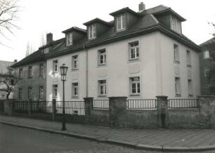 Dresden-Trachau, Böttgerstraße 49 und Cottbuser Straße 35. Wohnhäuser