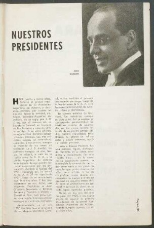 Nuestros presidentes