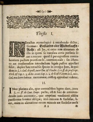 3-13, Thesis I - XIII