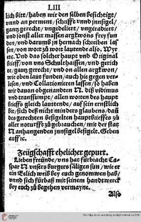Geburtsbriefe