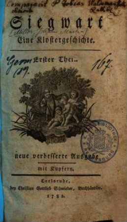 Siegwart : eine Klostergeschichte, 1