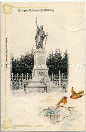 Das Kriegerdenkmal in Insterburg