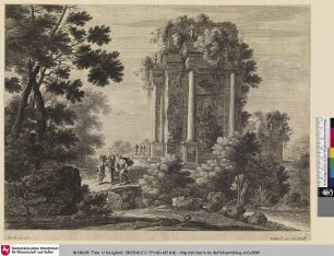 [Landschaft mit Christus und zwei Jüngern]