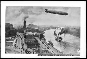 LZ 127 Graf Zeppelin über Dresden