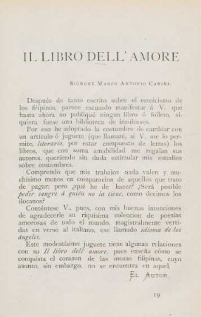Il libro dell' amore