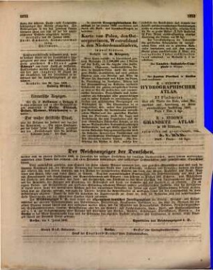Reichsanzeiger der Deutschen : der öffentlichen Unterhaltung über gemeinnützige Gegenstände aller Art gewidmet. 1849, 154 = 2. Juli
