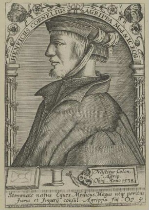 Bildnis des Henricus Cornelius Agrippa