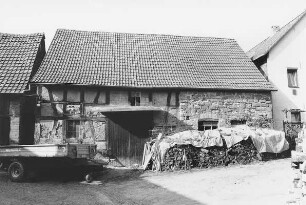 Scheune, Fachwerk; Gelnhausen, Unterdorfstraße 1