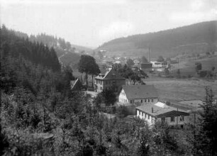 Huthaus St. Katharinen und altes Fabrikgelände mit Villa