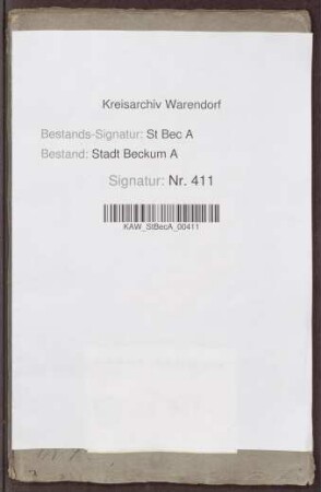 Städtische Einzelrechnungen