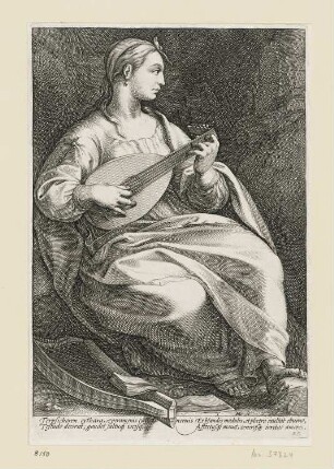 Terpsichore, Blatt 5 der Folge "Neun Musen"