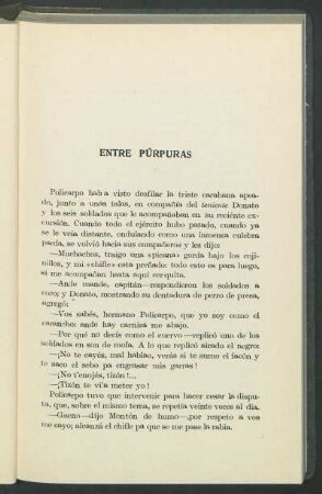 Entre Púrpuras
