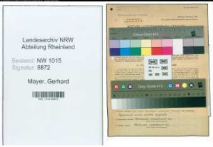 Entnazifizierung Gerhard Mayer , geb. 22.11.1911 (Elektroingenieur)