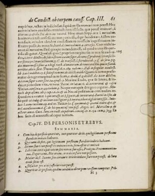 Cap. IV. De Personis et rebus.