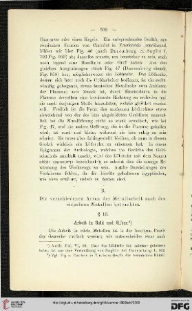 § 16: Arbeit in Gold und Silber
