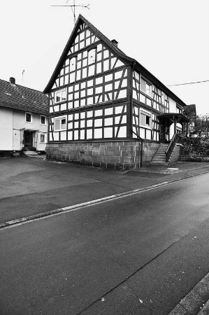 Fachwerkwohnhaus; Herbstein, Hintergasse 8