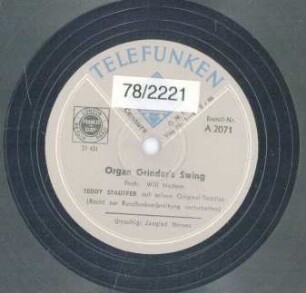 Titel A: Organ Grinder´s Swing Titel B: Jangled Nerves