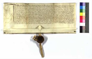Schuldbrief des Kaspar Leusser und seiner Frau Margarete zu Mergentheim