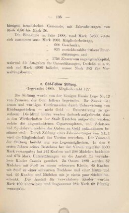 n) Odd-Fellow Stiftung.