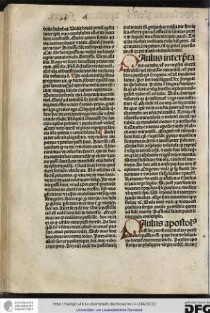 Paulus apostolus post sui conversionem multas persecutiones passus est quas beatus Hilarius breviter enumerat...