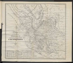Mapa del Departamento de Jalisco