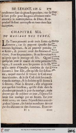 Chapitre XLI: Du mariage des Turcs