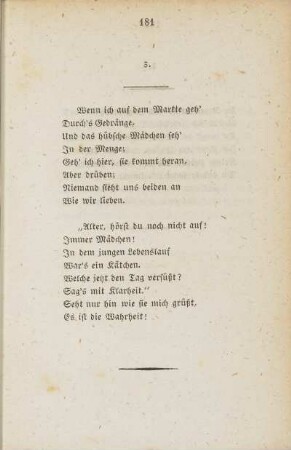 Wenn ich auf dem Markte geh'