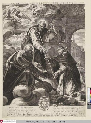 [Der Hl. Dominicus mit dem Hl. Petrus und dem Hl. Paulus]