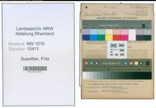 Entnazifizierung Fritz Guenther , geb. 12.01.1904 (Mueller)