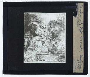 Rembrandt, Opferung Isaaks (Druck B035) (Expl. Washington NGA 1943.3.7161)