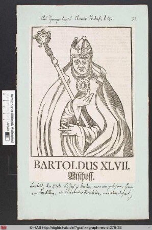 Bartoldus XLVII. Bischoff.