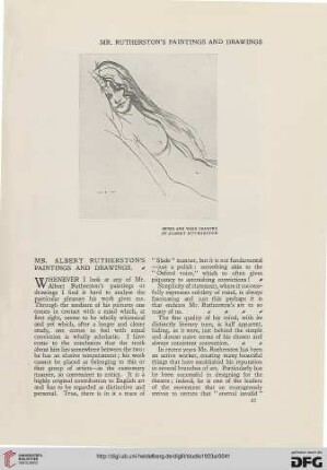 86: Mr. Albert Rutherston's paintings and drawings