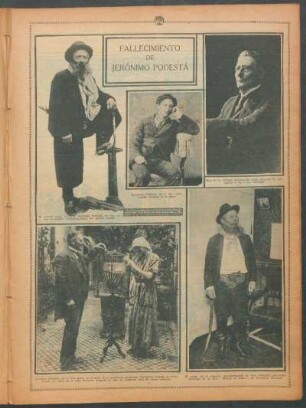 Fallecimiento de Jerónimo Podestá