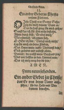 Zum neunzehenden.