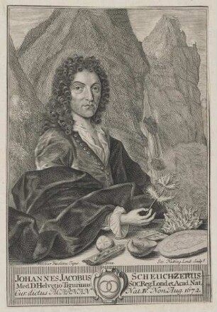 Bildnis des Johannes Jacobus Scheuchzerus