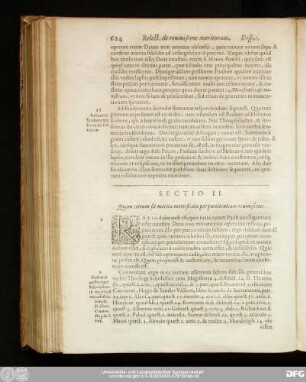 Sectio II. Quam certum sit merita mortificata per poenitentiam reviviscere.