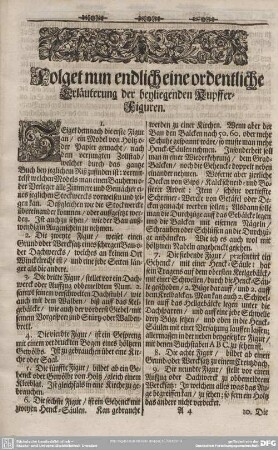 Folget nun endlich eine ordentliche Erklärung der beyliegenen Kupfer-Figuren.