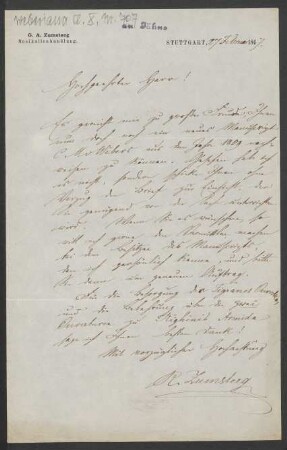 Brief an Friedrich Wilhelm Jähns : 27.02.1867