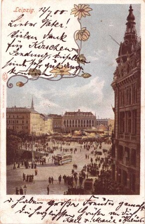 Königsplatz während der Messe