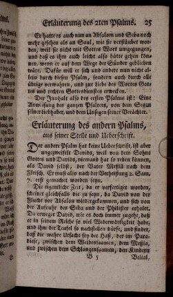 Erläuterung des andern Psalms, [...].