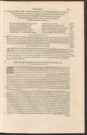 De Coacervatione Methodus Vigesima Prima.