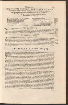 De Coacervatione Methodus Vigesima Prima.