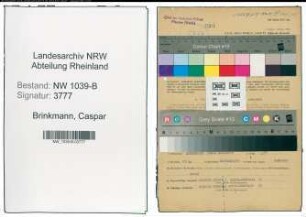 Entnazifizierung Caspar Brinkmann , geb. 19.06.1892 (Polizist)