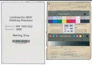 Entnazifizierung Erna Mehring , geb. 02.06.1912 (Geschaeftsfuehrerin)